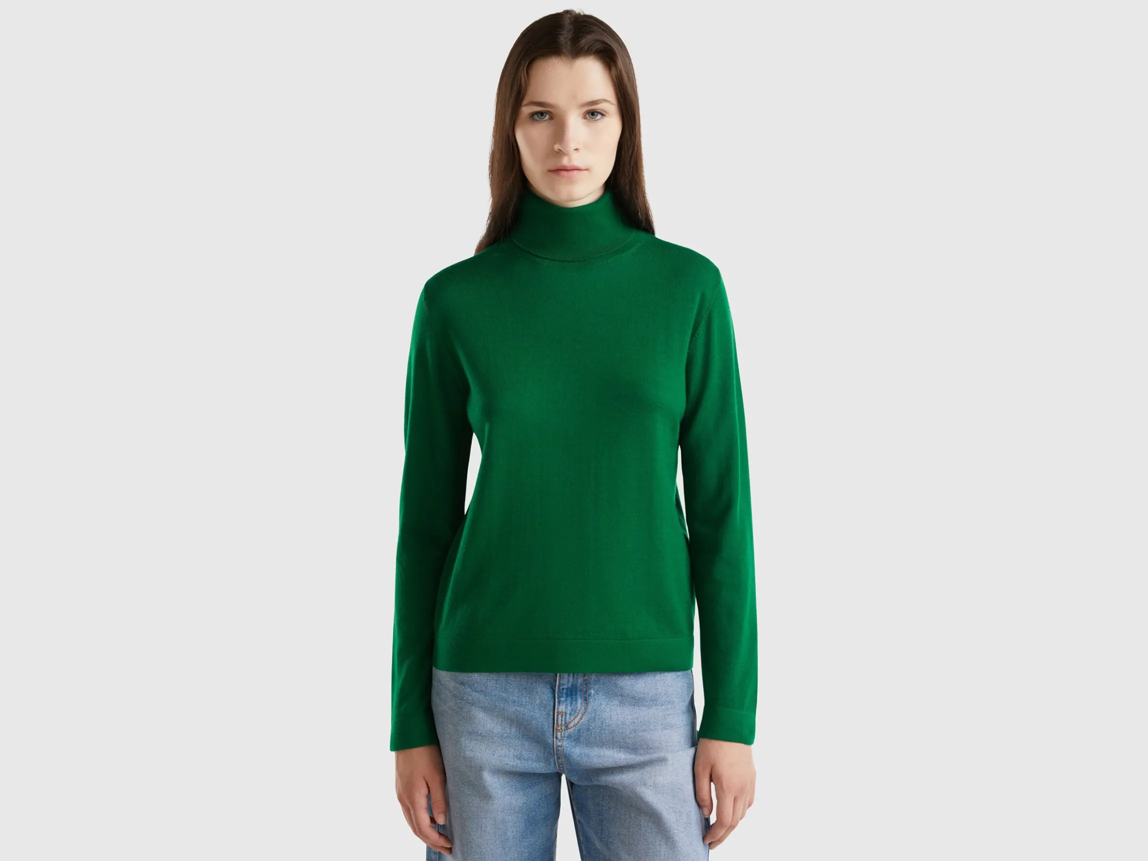 Turtleneck in pure Merino wool