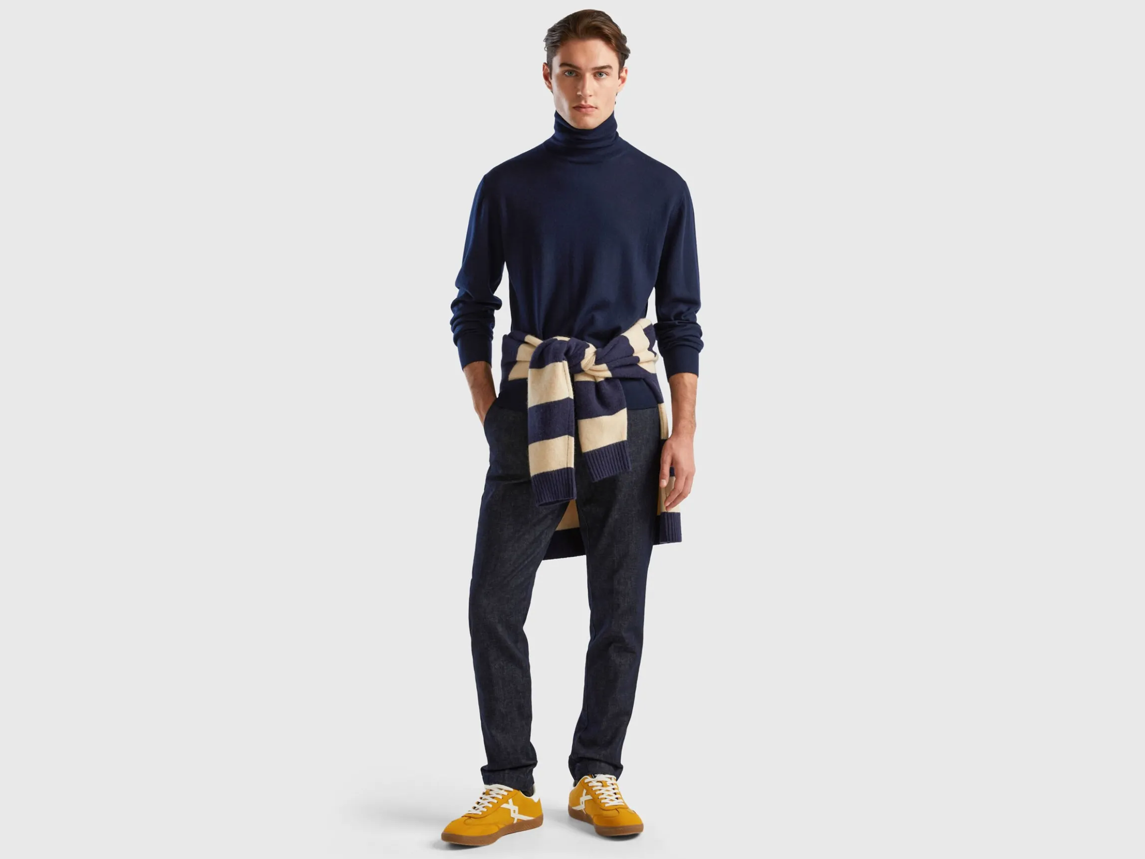 Turtleneck in pure Merino wool