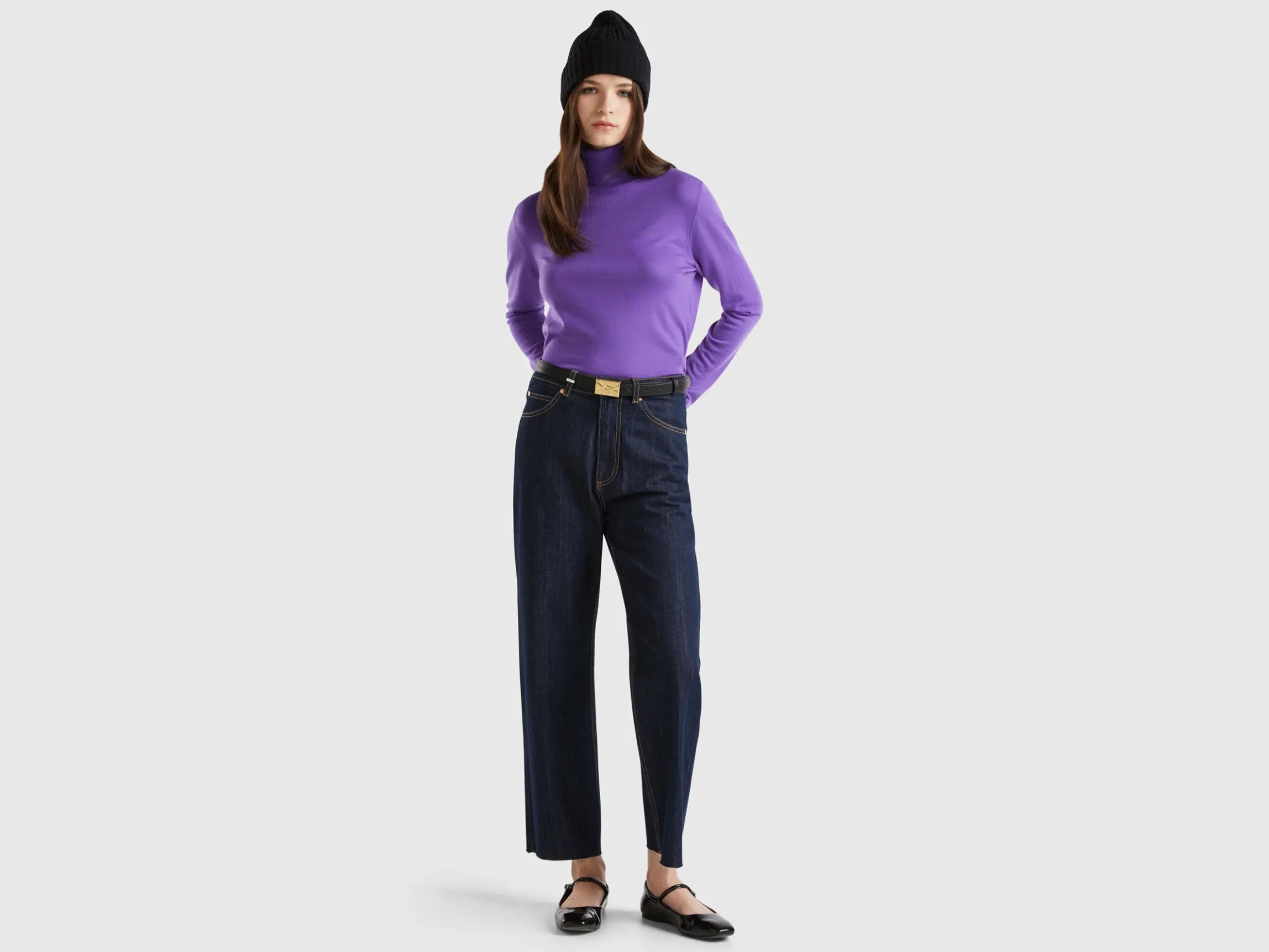 Turtleneck in pure Merino wool