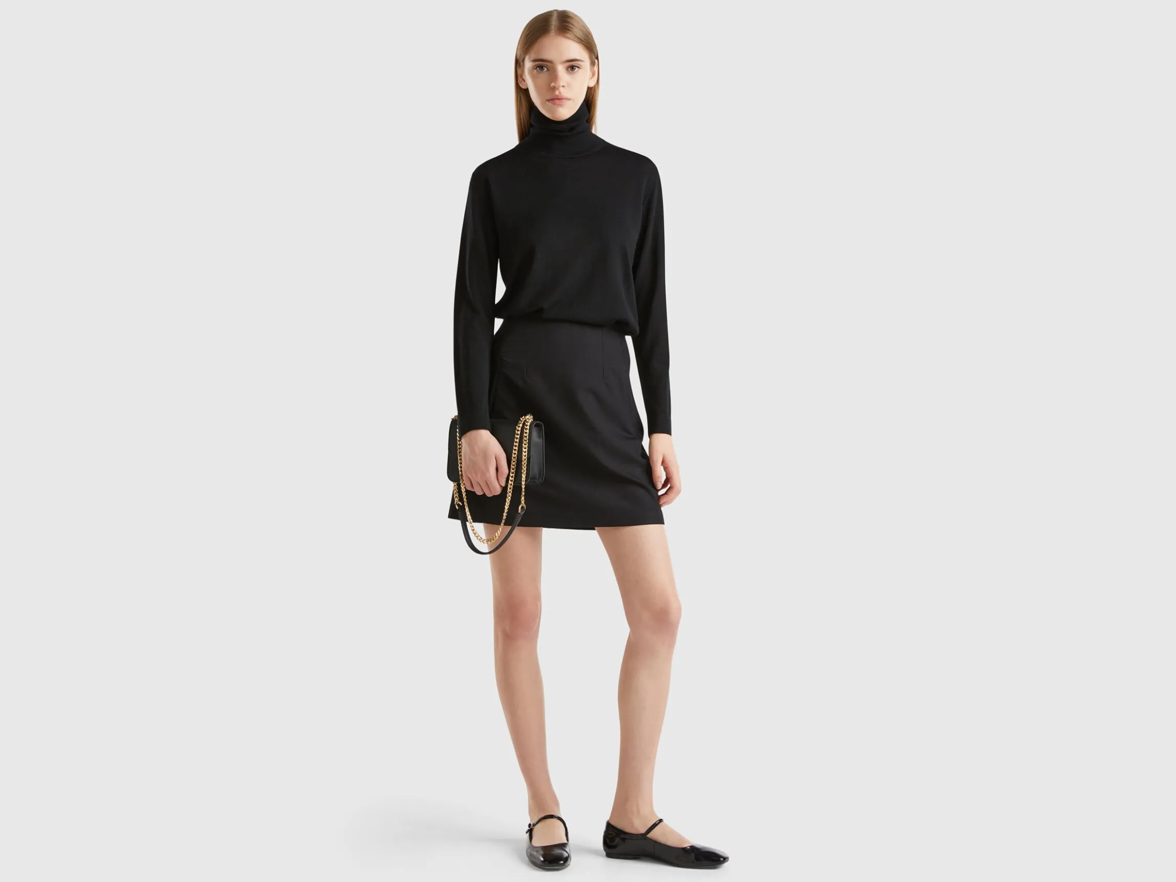 Turtleneck in pure Merino wool