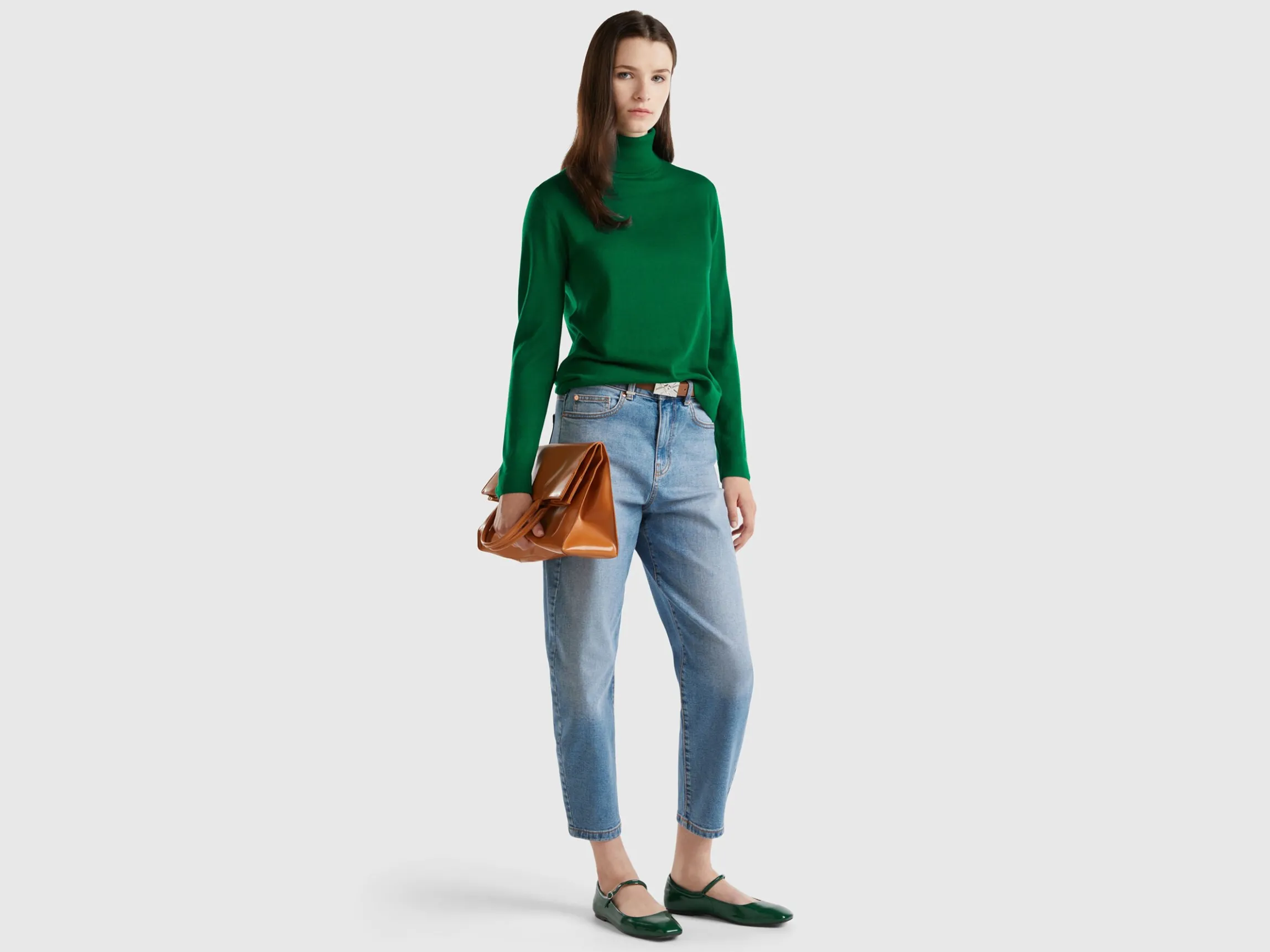 Turtleneck in pure Merino wool