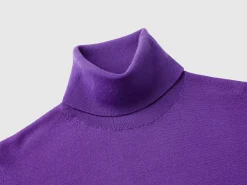 Turtleneck in pure Merino wool