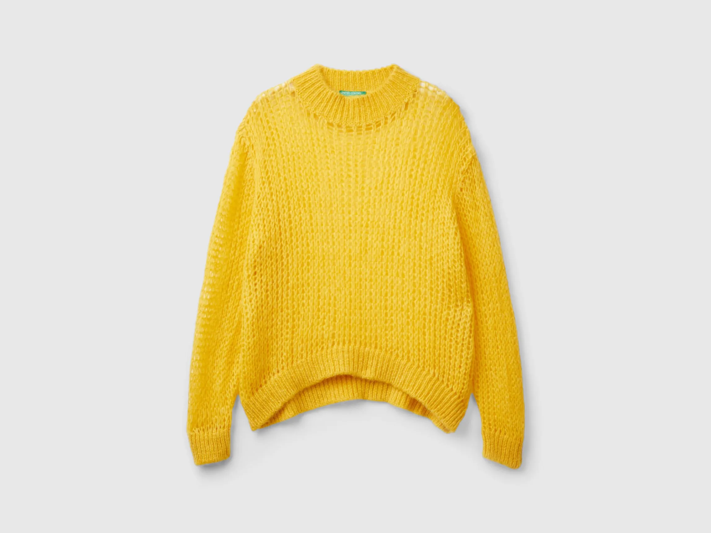 Turtleneck sweater in mohair blend