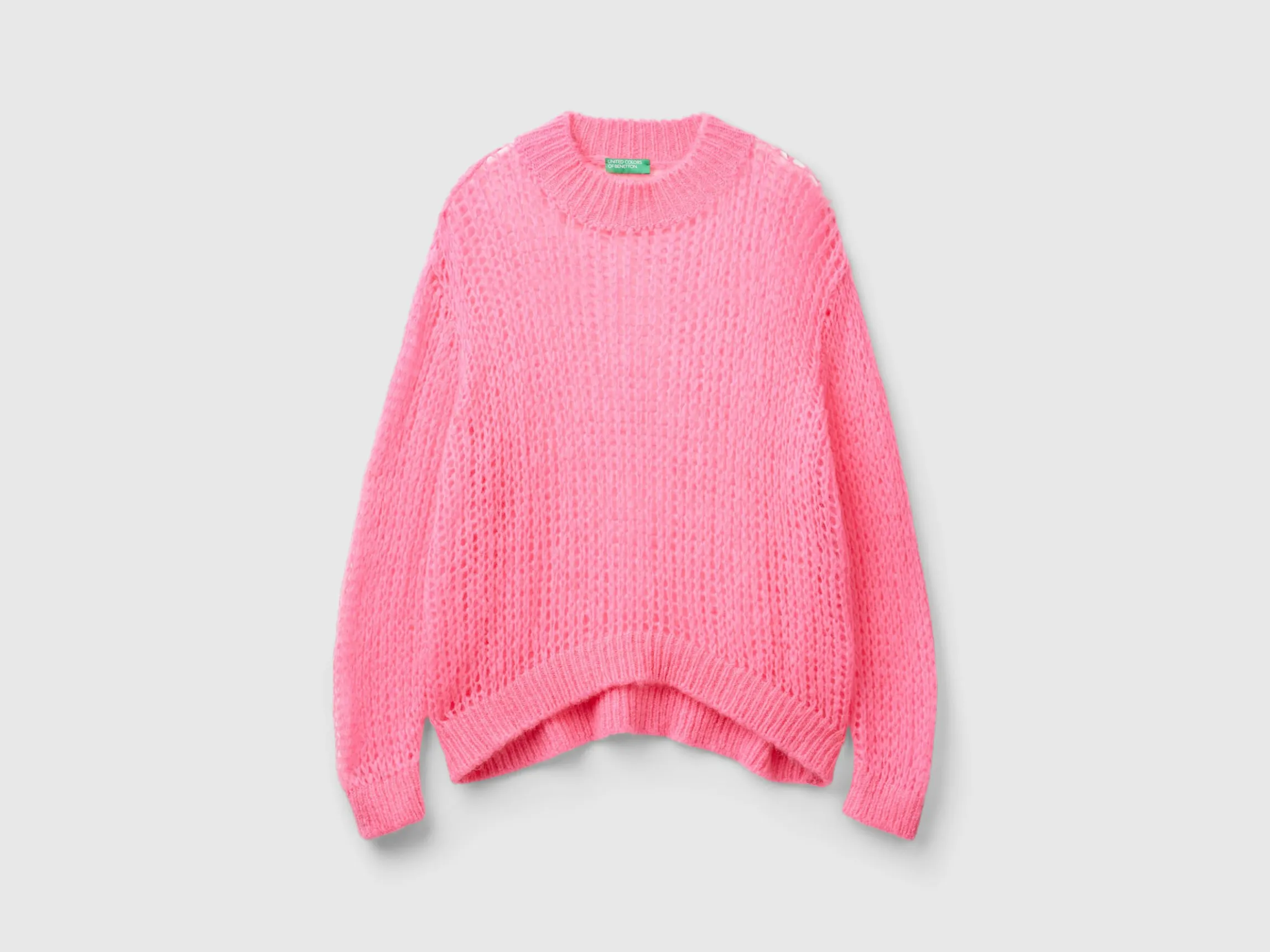 Turtleneck sweater in mohair blend