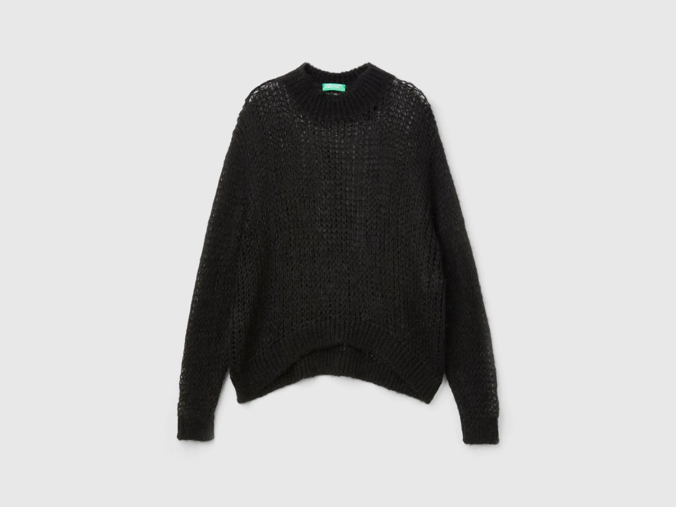 Turtleneck sweater in mohair blend