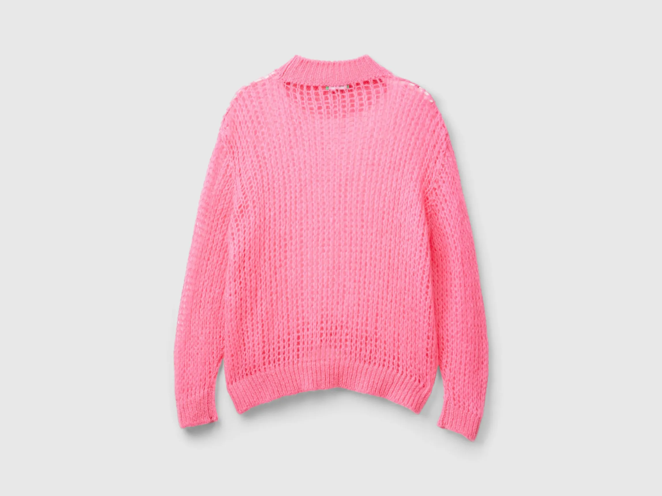 Turtleneck sweater in mohair blend