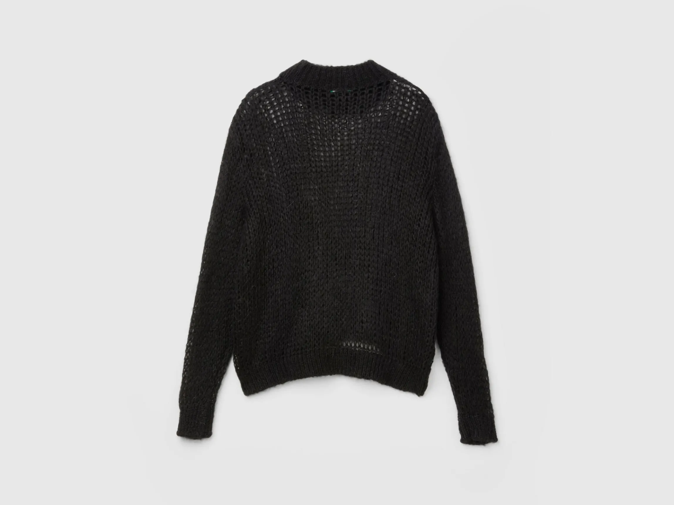 Turtleneck sweater in mohair blend