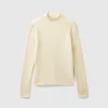 Turtleneck t-shirt in cotton blend