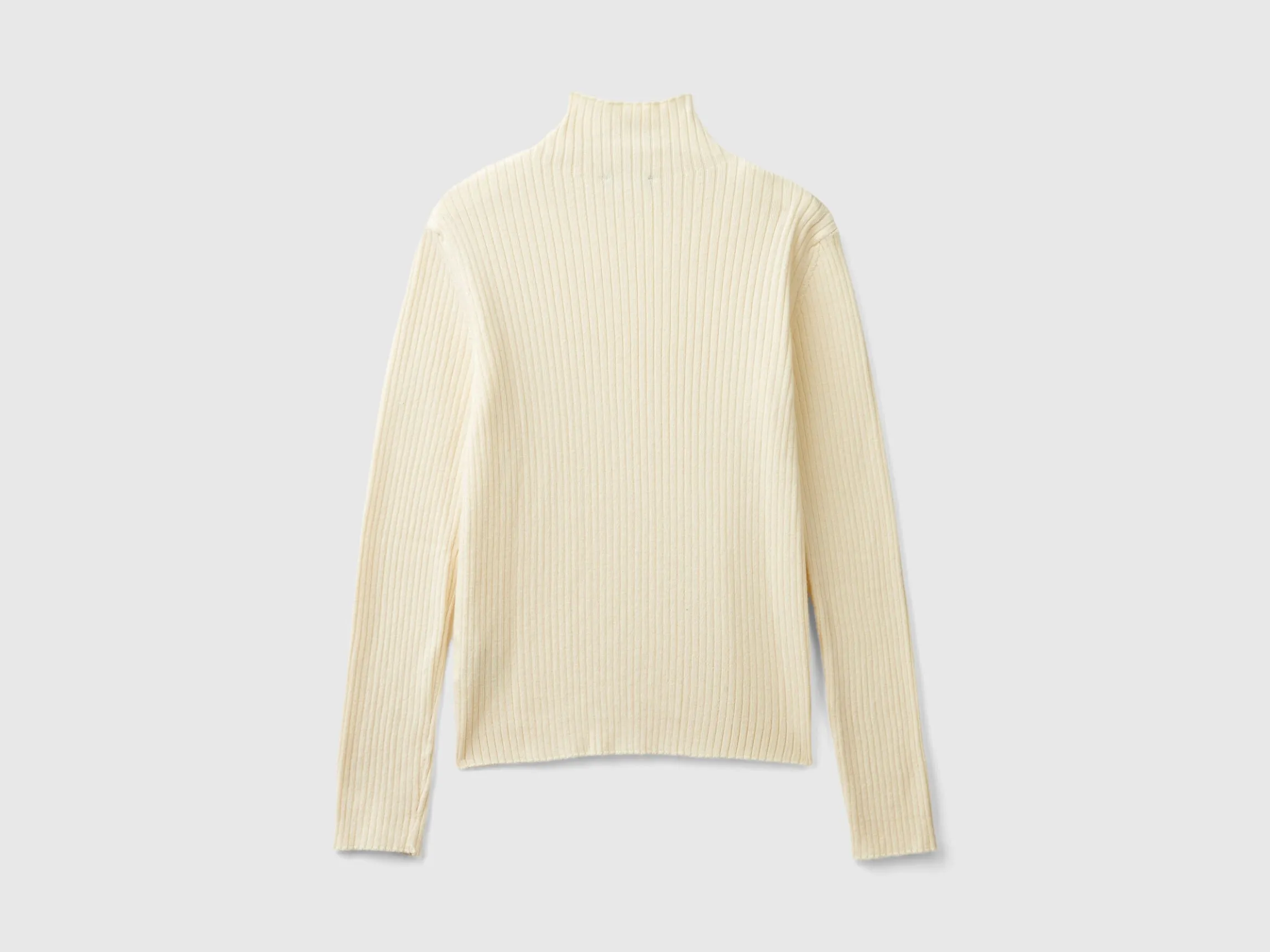 Turtleneck t-shirt in cotton blend