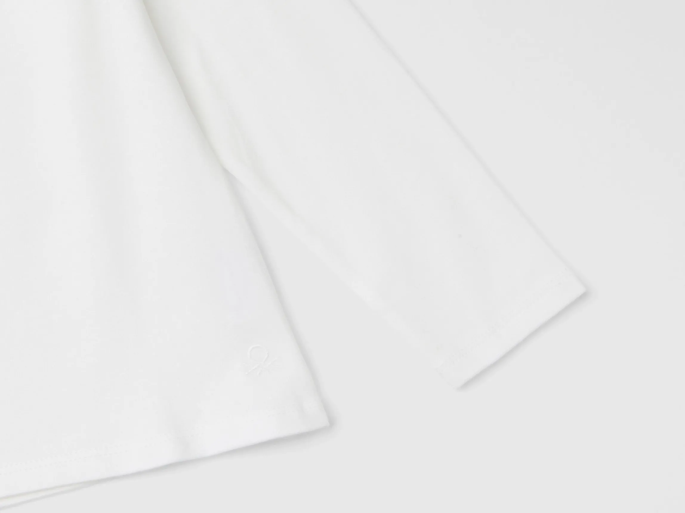 Turtleneck t-shirt in stretch cotton