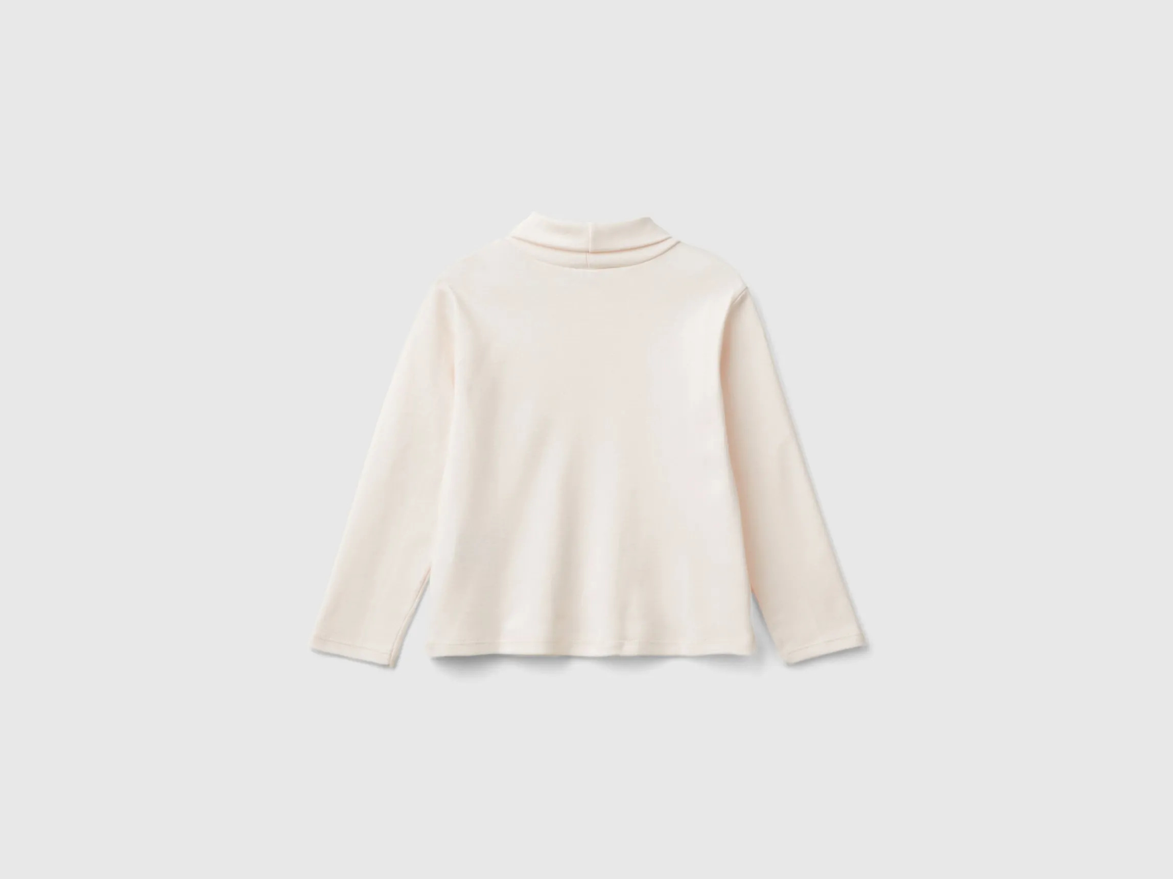 Turtleneck t-shirt in warm organic cotton