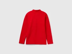 Turtleneck t-shirt with sequins