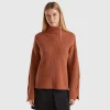 Turtleneck with wide collar