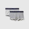 Two boxers in stretch organic cotton