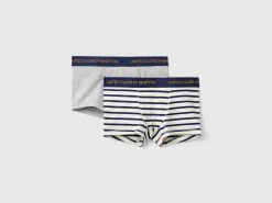 Two boxers in stretch organic cotton