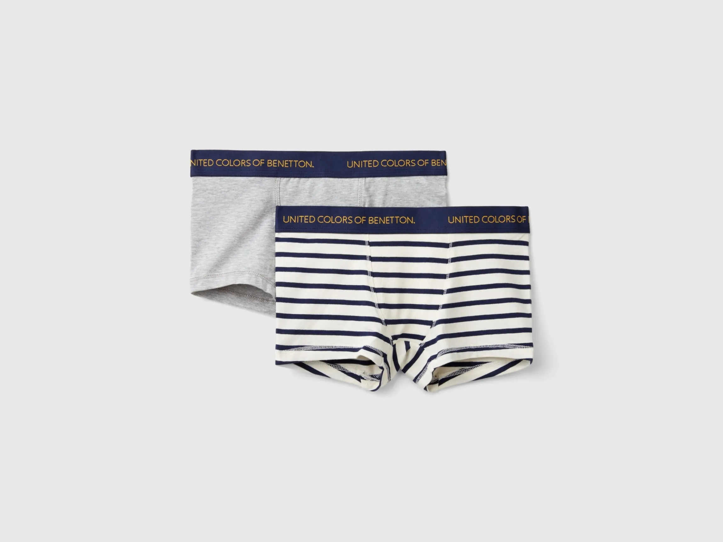 Two boxers in stretch organic cotton