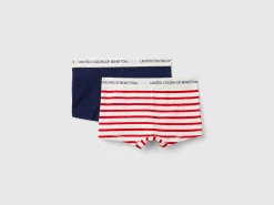 Two boxers in stretch organic cotton
