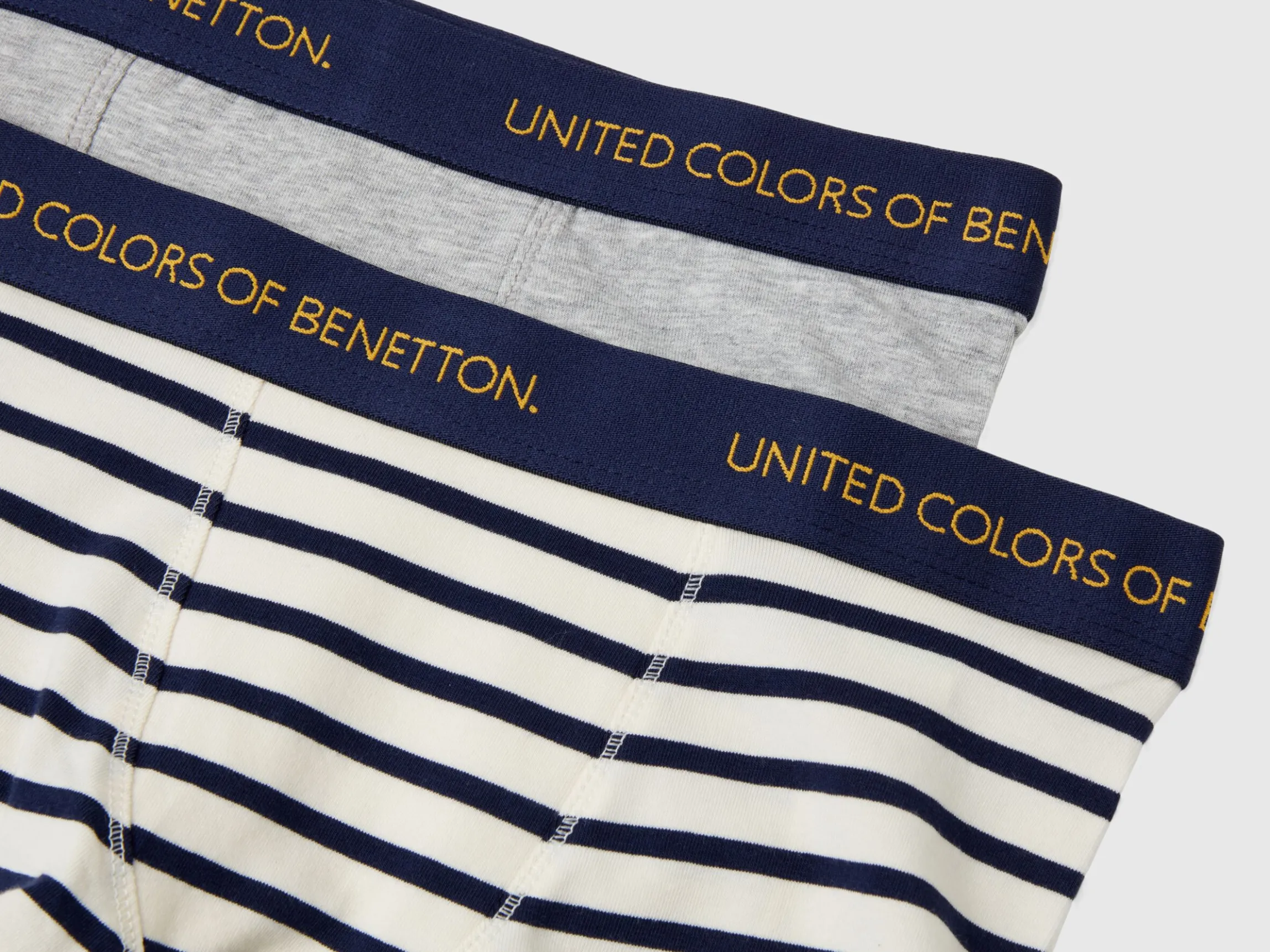 Two boxers in stretch organic cotton