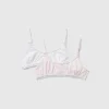 Two bras in stretch cotton