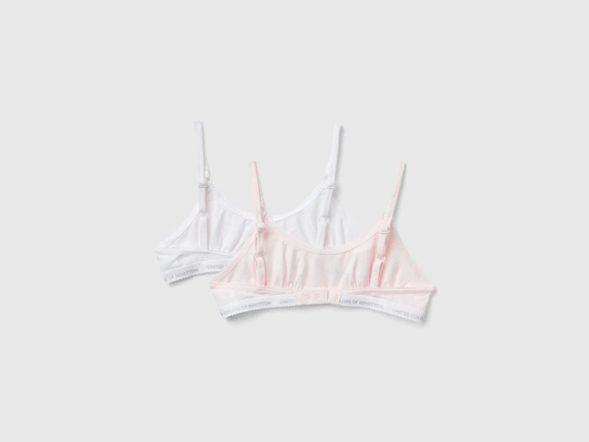 Two bras in stretch cotton