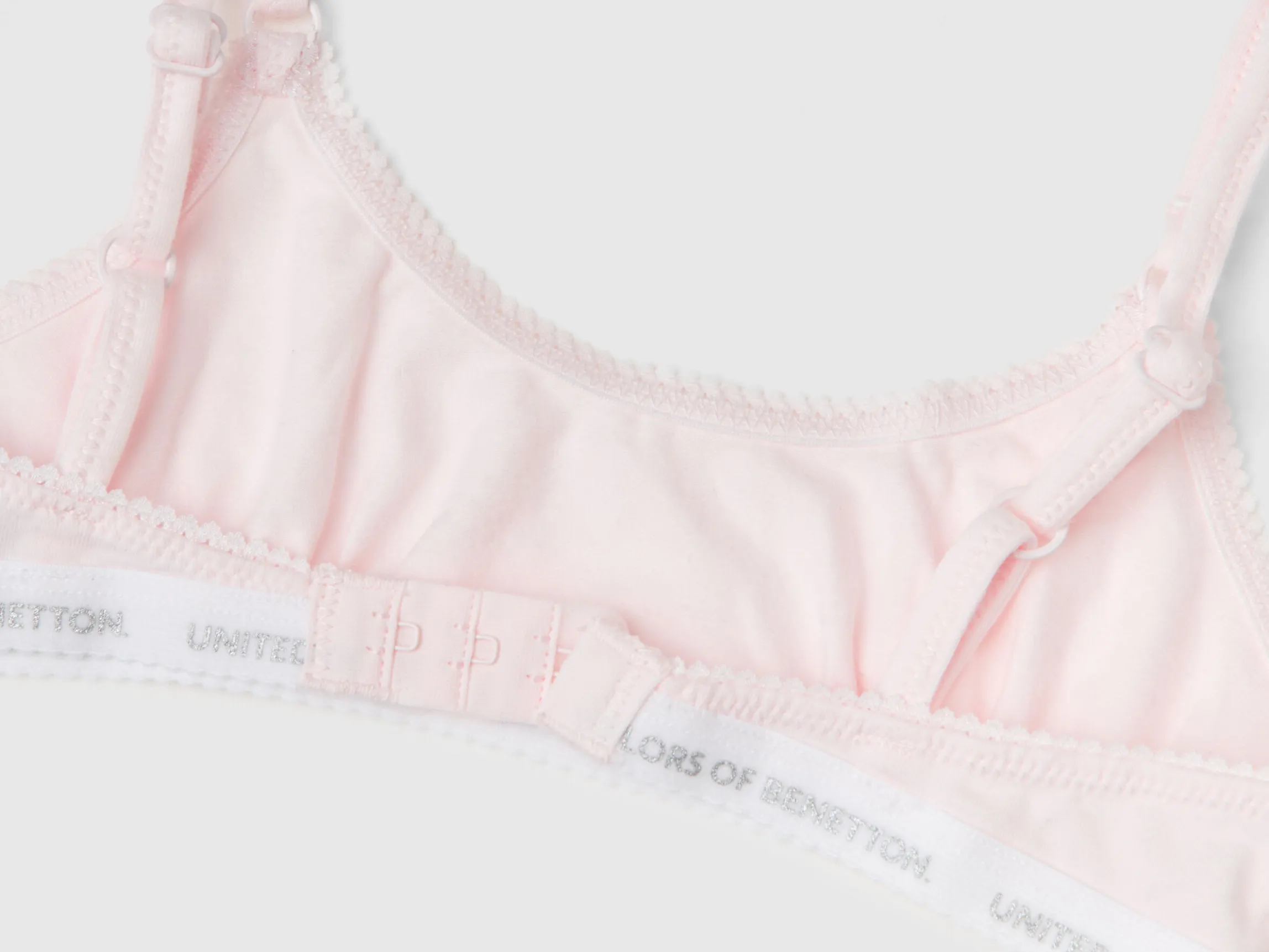 Two bras in stretch cotton