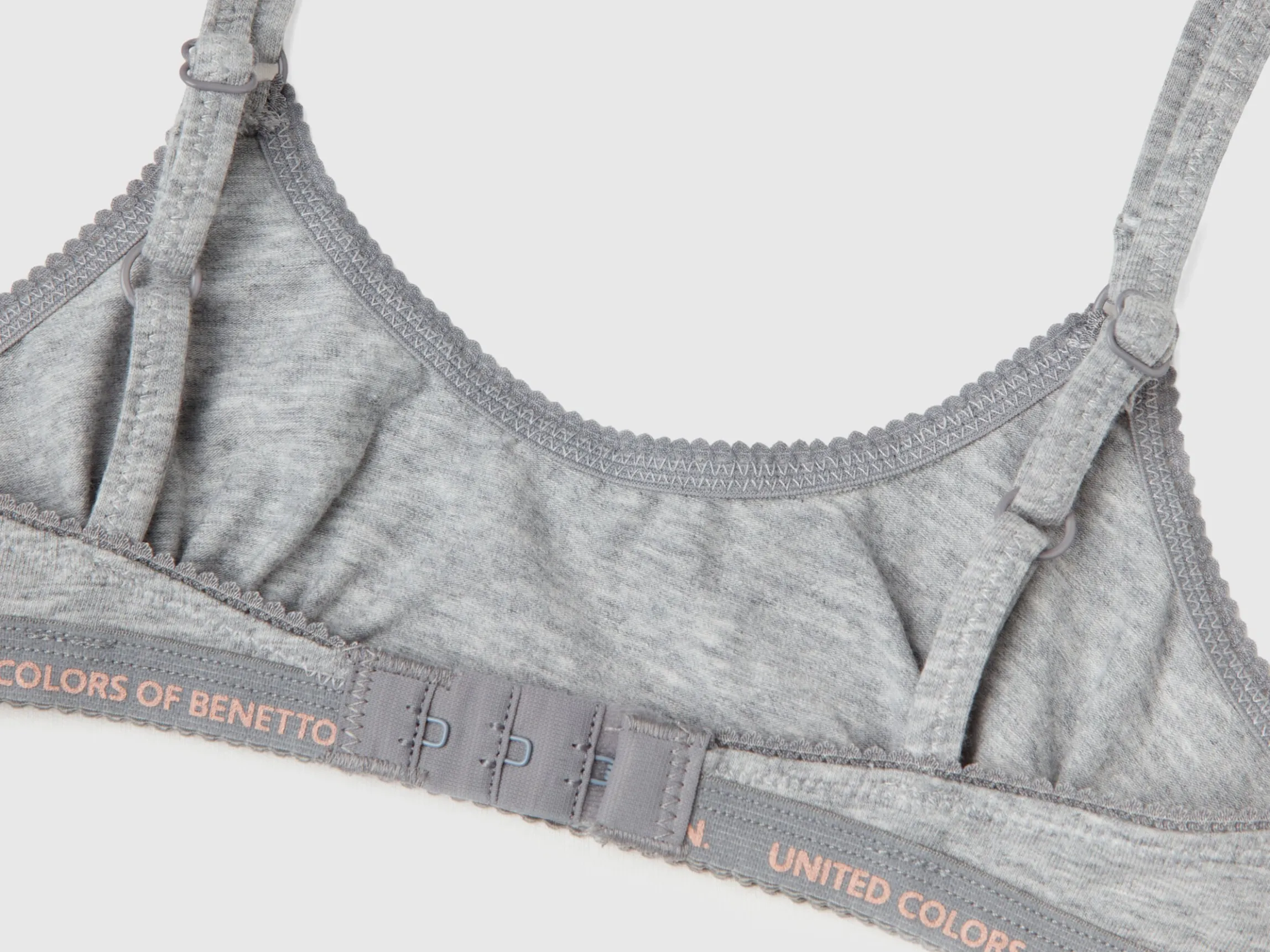 Two bras in stretch cotton