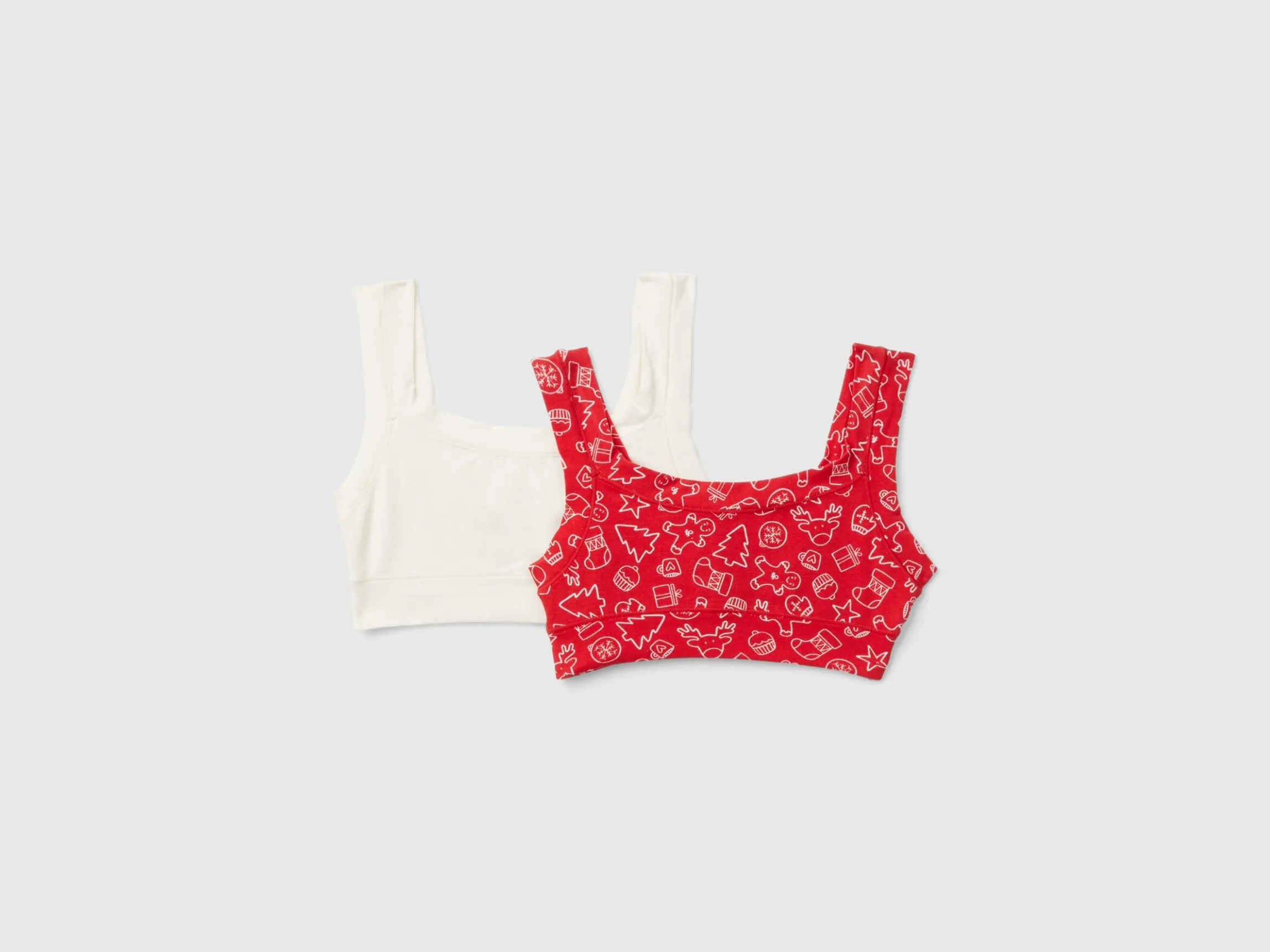 Two bras in super stretch cotton