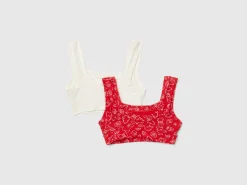 Two bras in super stretch cotton