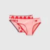 Two briefs with hearts