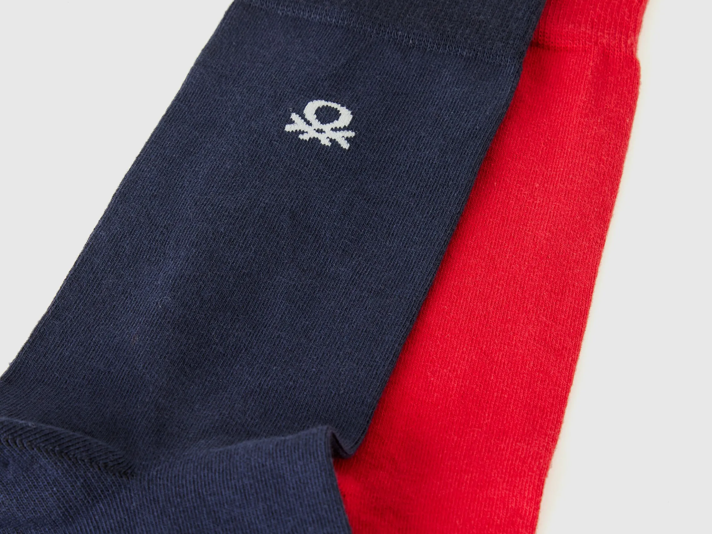 Two pairs of 3/4 socks with logo