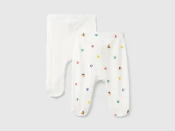 Two pairs of trousers in organic cotton