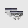 Two pairs of underwear in stretch organic cotton