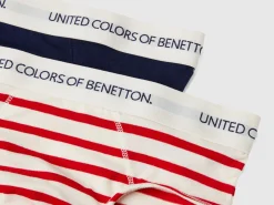 Two pairs of underwear in stretch organic cotton