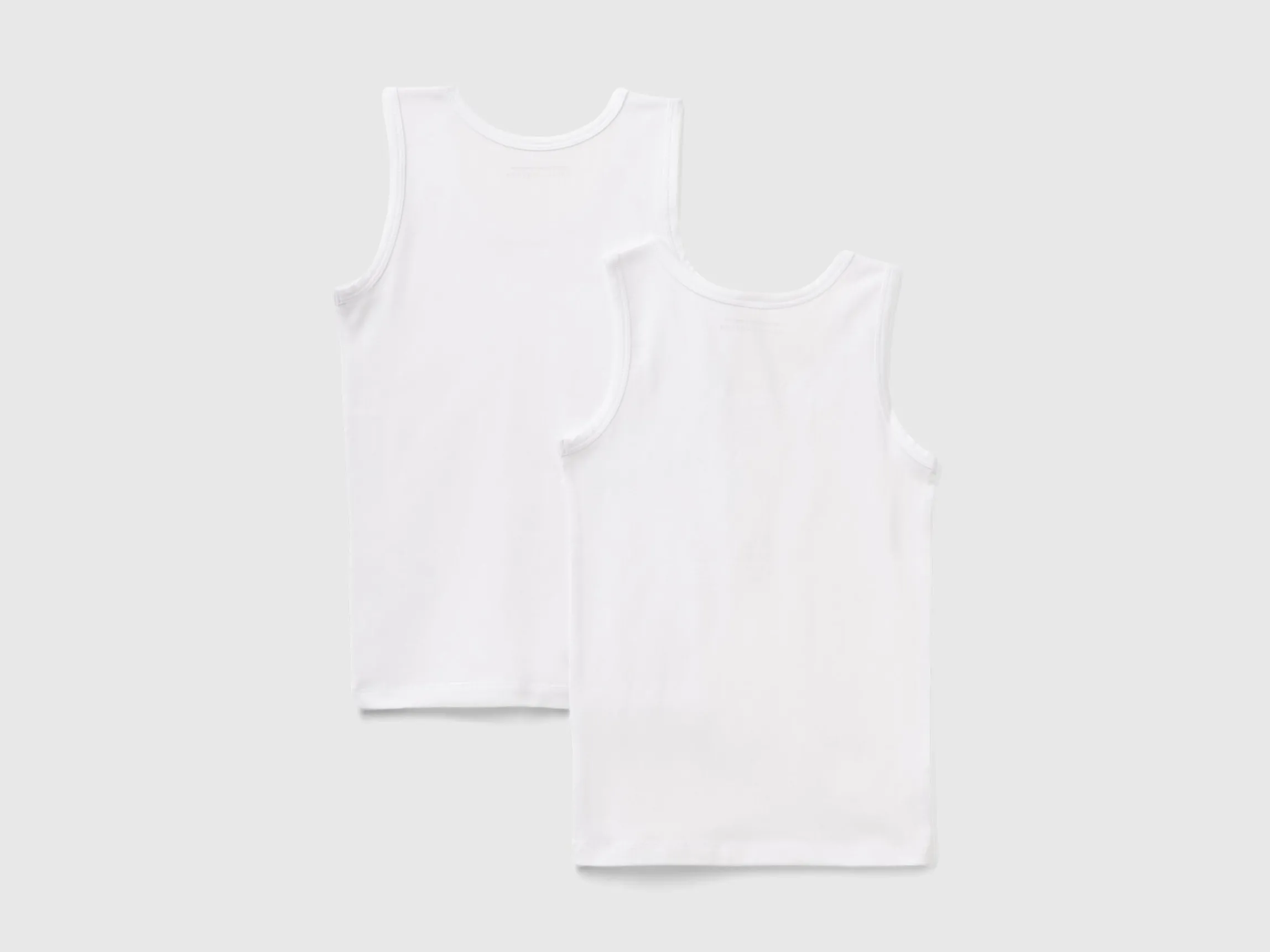 Two stretch organic cotton tank tops
