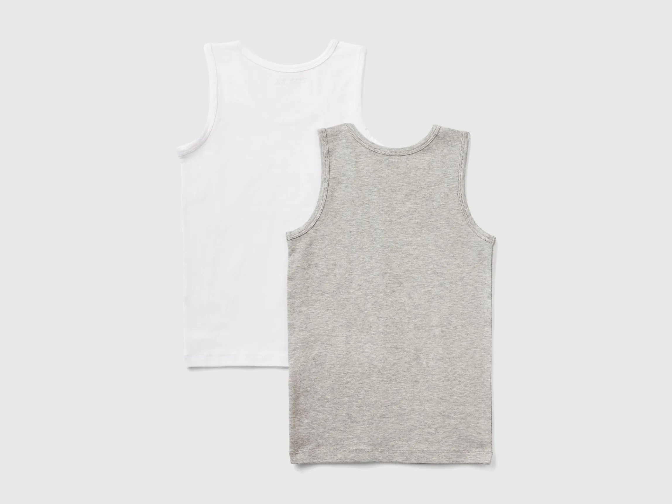 Two stretch organic cotton tank tops