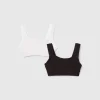 Two super stretch organic cotton tops