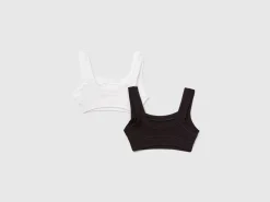 Two super stretch organic cotton tops