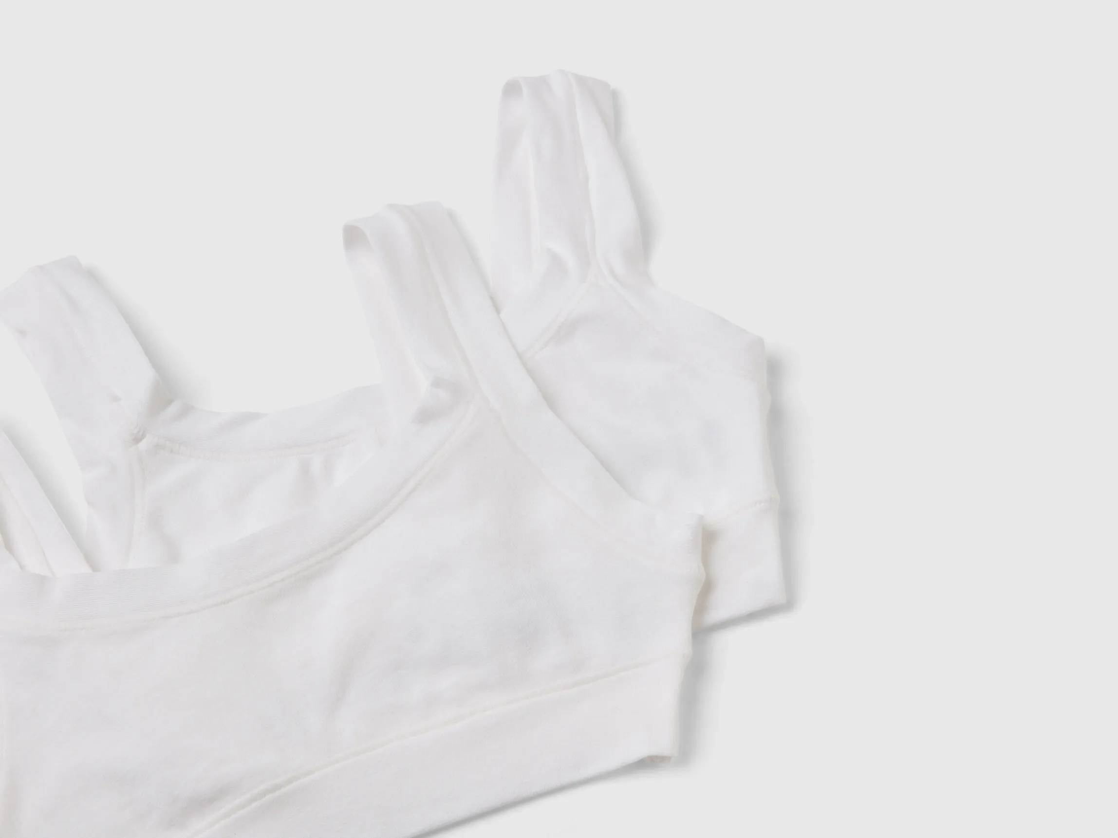 Two super stretch organic cotton tops