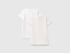 Two t-shirts in stretch cotton