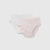 Two underwear in stretch organic cotton