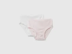 Two underwear in stretch organic cotton