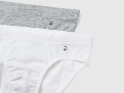 Two underwear in stretch cotton