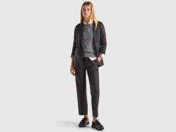 Unlined pinstriped blazer