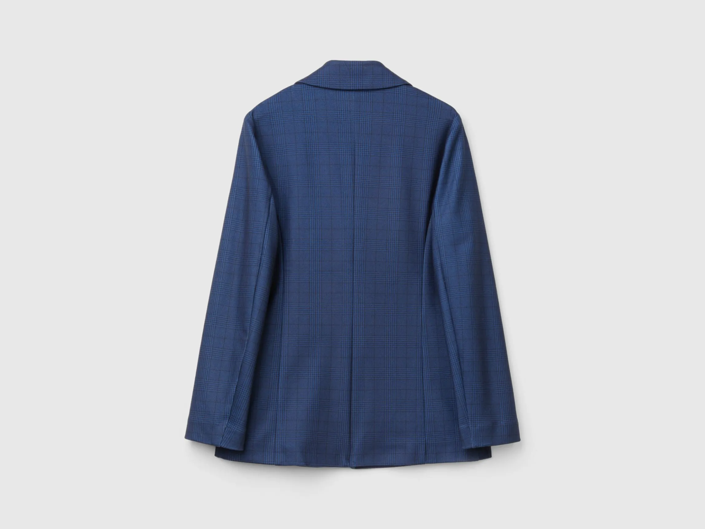Unlined tartan blazer