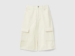 Velvet cargo skirt