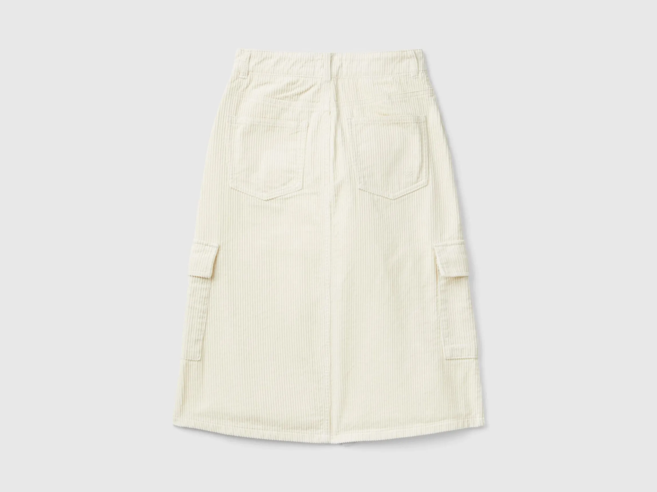 Velvet cargo skirt