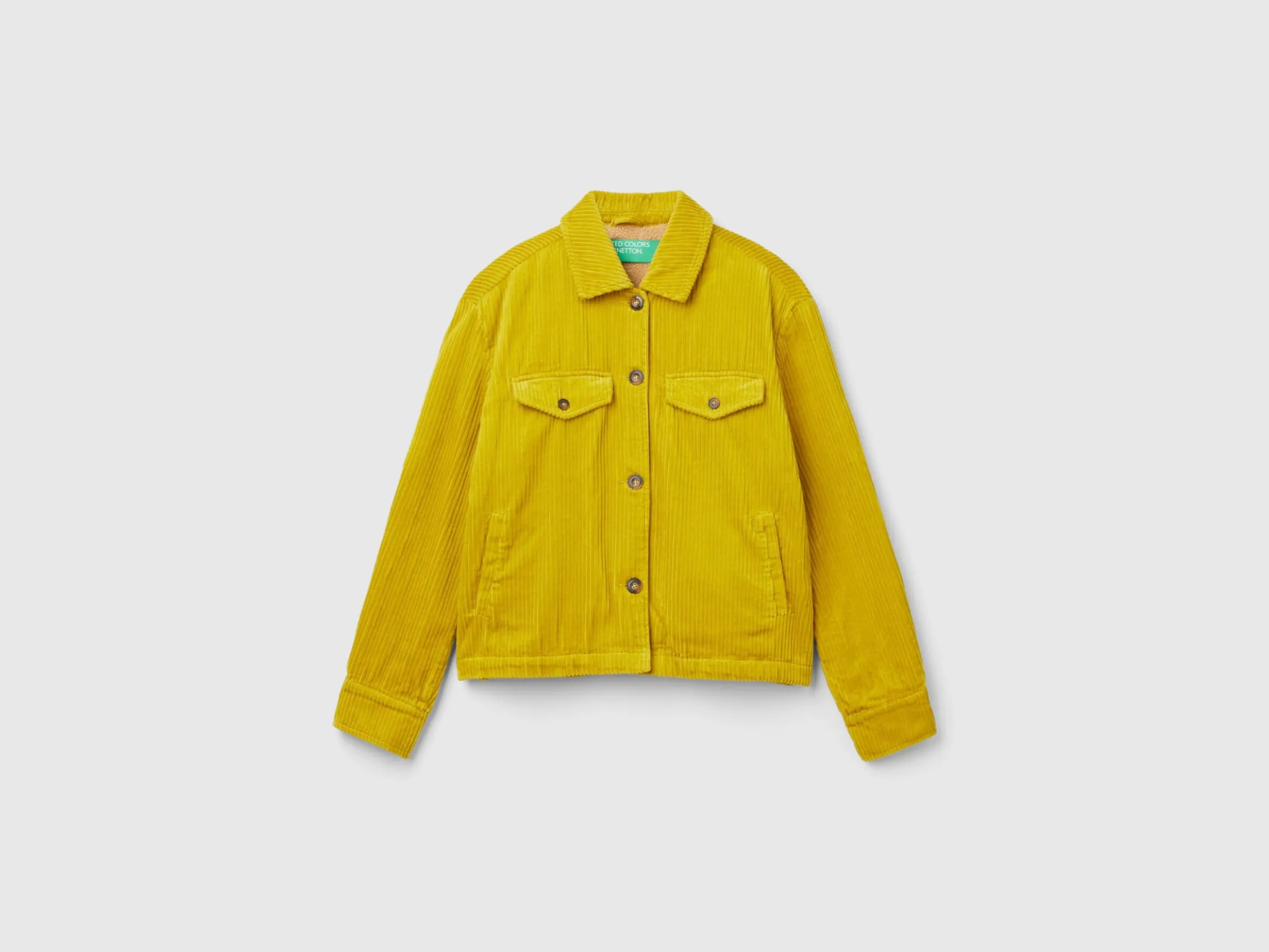 Velvet jacket with teddy lining