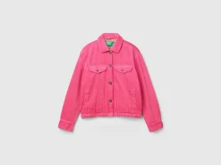 Velvet jacket with teddy lining