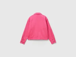 Velvet jacket with teddy lining