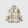 Velvet tartan shirt